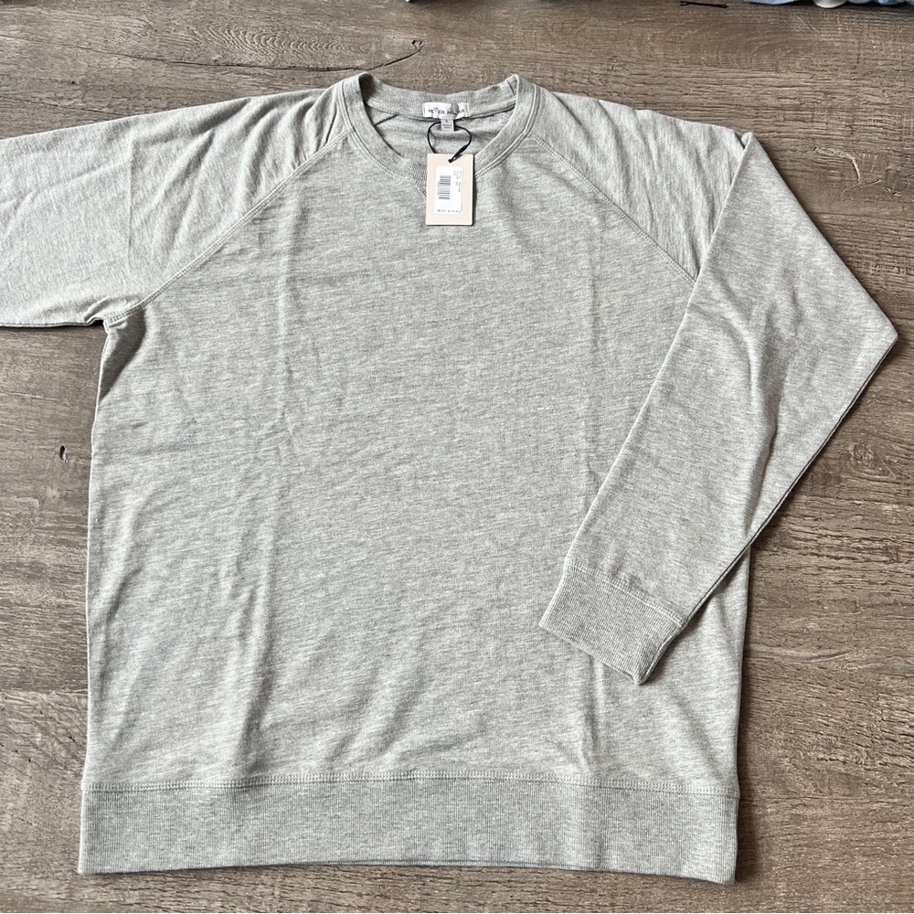 Peter Millar Crewneck Sweatshirt In Grey - NWT! Retail $125